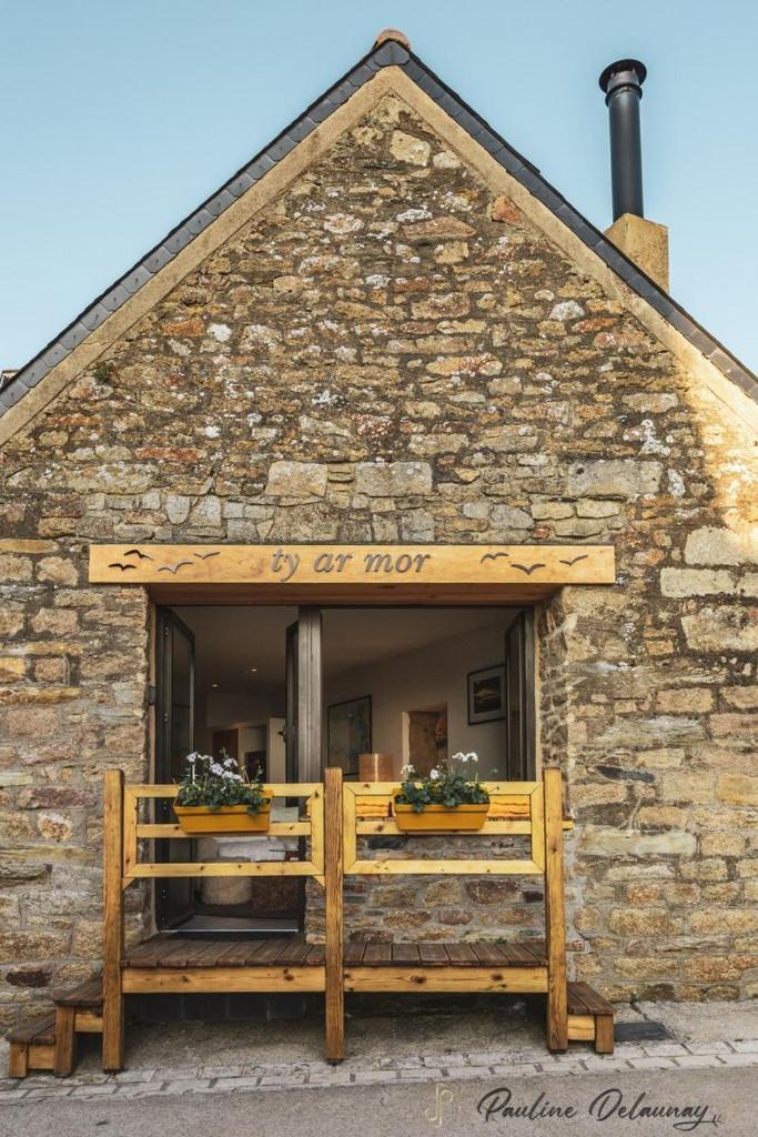 Ty Ar Mor Maison De La Mer, A 40 M De La Plage Saint-Michel-en-Grève Exteriér fotografie